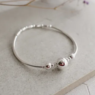 【BLUMA】925純銀串珠女生手鏈 第凡內早餐手鍊(生日飾品禮盒 簡約時尚 聖誕禮物 飾品禮盒)