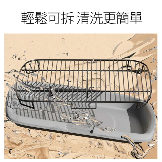 【匠俱】貓狗廁所-邁洛灰大號(狗便盆 狗狗平板鐵網廁所 狗廁所寵物便盆 中小型犬尿便盆 砂盆)