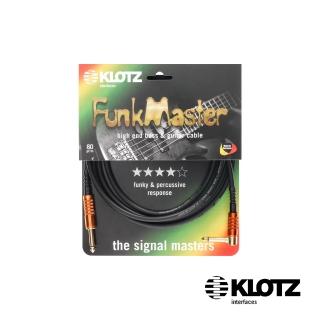 【KLOTZ】FunkMaster bass 導線 6米 6.3mm-L頭(公司貨)