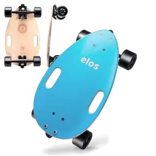 【Elos都會滑板】毛怪藍通勤款(代步交通滑板 交通板)