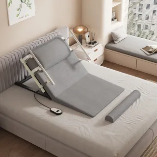 【Josogo】晨曦 電動升降起床輔助器 起身神器 家用靠背墊(75cm折疊扶手短款)