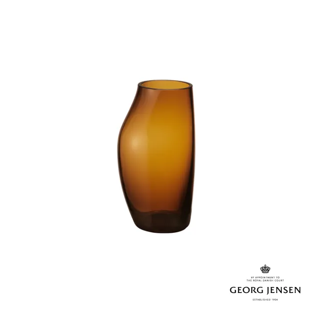 【Georg Jensen 喬治傑生】SKY 花瓶 琥珀色 小(玻璃)