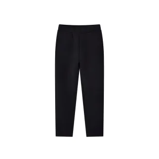 【GIORDANO 佐丹奴】童裝素色休閒長褲(09 標誌黑)