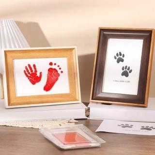 【ColorFan】寶貝的手印紀念DIY-免洗印台-大號(寶寶手足印、相框、成長紀錄、生日禮物)