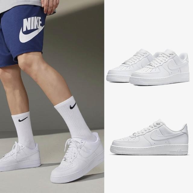 【NIKE 耐吉】AIR FORCE 1 07 運動鞋 休閒鞋 男鞋 女鞋 白FORCE(CW2288-111ⅅ8959-100)