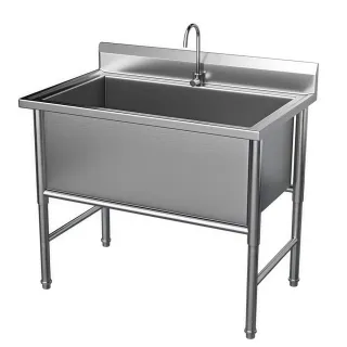 【顧家家居】水槽 不鏽鋼水槽 解凍池 洗菜池 洗碗槽(201特厚 120*60*80cm 池深40款/預售12個工作天左右)