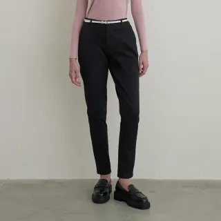 【GIORDANO 佐丹奴】女裝 彈力修身/合身卡其長褲(多色任選)