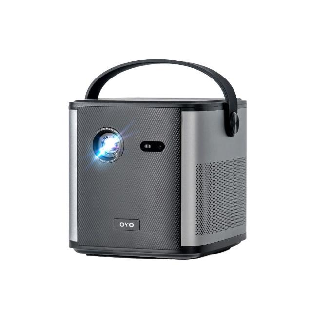 OVO AI劇院 FHD投影機 U8 配備4K引擎支援AV1，提供高解析度與高畫質表現。機身小巧輕便，僅手掌大小，適合攜帶使用。內建喇叭，支援1080P/4K解析度，HDR相容，亮度達1500流明，對比3000:1，投射比例2:1，投射距離0.5m-4.81m，畫面比例16:9，適閤家庭娛樂與室內使用。