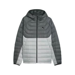【PUMA】羽絨外套 PACKLITE Hooded Down 灰 連帽 男款 鴨絨 保暖(685221-63)