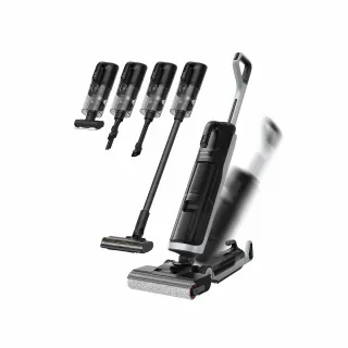 【Dreame 追覓科技】H14 Mix 旋鋒平躺萬能洗地吸塵器(一機五用/20000Pa/PPA割毛齒刀/五重除菌)