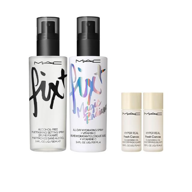 【M.A.C】全新超持妝噴霧全效組(FIX+ 超持妝全能定妝噴霧100ML/FIX+ 超持妝全能定妝噴霧精華版100ml)