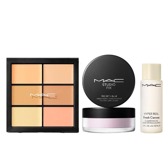 【M.A.C】王牌遮瑕濾鏡定妝組(超持妝輕透濾鏡蜜粉+超持妝六色遮瑕盤6g)