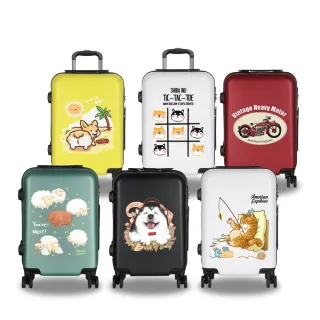 【American Explorer】20吋 交換禮物 輕量 雙排輪 YKK拉鍊 卡通箱 63G 登機箱 行李箱 旅行箱(設計師款)