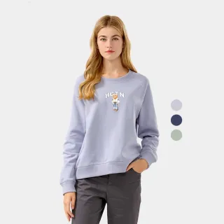 【Hang Ten】女裝-加州熊休閒印花大學T(多色選)