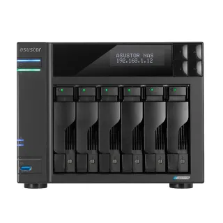 【ASUSTOR 華芸】搭希捷IronWolf 4TBx2★AS6706T 6Bay NAS 網路儲存伺服器