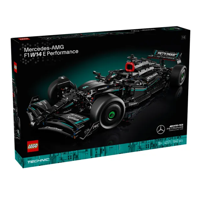 【LEGO 樂高】科技系列 42171 Mercedes-AMG F1 W14 E Performance(賓士 F1賽車 禮物)