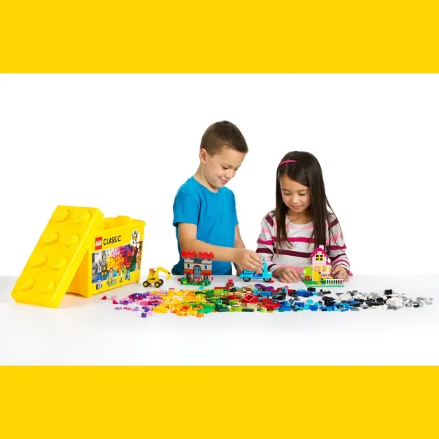 【LEGO 樂高】經典系列 10698 樂高大型創意拼砌盒桶(積木 玩具 禮物)