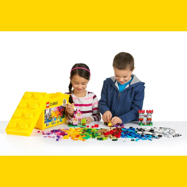 【LEGO 樂高】經典系列 10698 樂高大型創意拼砌盒桶(積木 玩具 禮物)