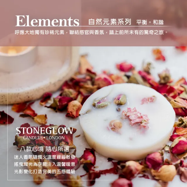 【STONEGLOW】自然元素系列香氛蠟 124g(多款任選)