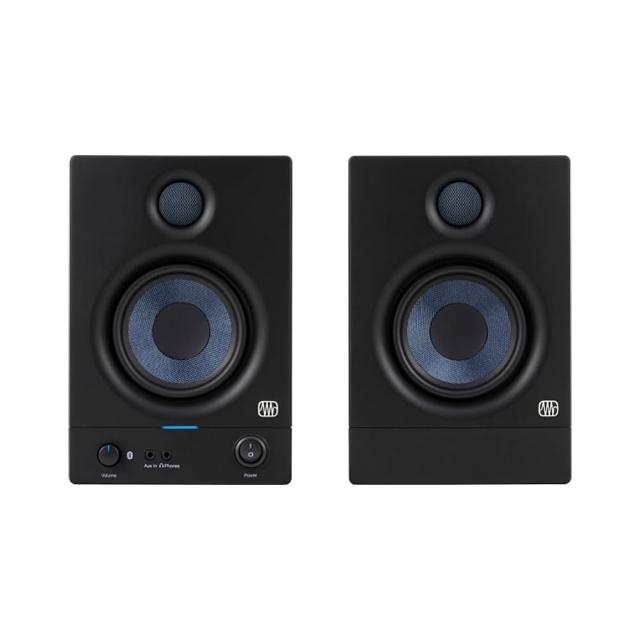 Presonus Eris 4.5BT 2nd Gen 第二代桌上型多媒體喇叭,具備藍芽無線連線功能,適合專業音響監聽與日常娛樂使用。主喇叭設計,黑色外觀時尚耐看,來自國際知名品牌,提供高品質音效體驗,無WiFi支援,無保固服務。 Presonus Eris 4.5BT 2nd Gen