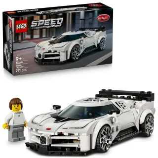 【LEGO 樂高】極速賽車系列 77240 Bugatti Centodieci 極致超跑(布加迪 居家擺設 跑車模型 積木)
