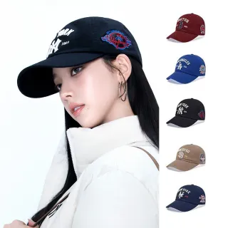 【MLB】可調式軟頂棒球帽 KARINA同款 道奇/紅襪/教士/洋基隊(3ACPB105N-多款任選)