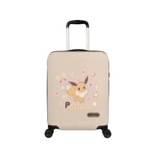【OUTDOOR】寶可夢Pokemon-伊布20吋行李箱-奶茶色 ODGO23F20BE