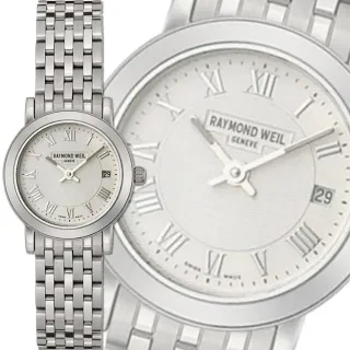 【瑞士Raymond Weil蕾蒙威】Toccata托卡塔 薄型精鋼羅馬假期石英女款25㎜ R01(5393-ST-00658)