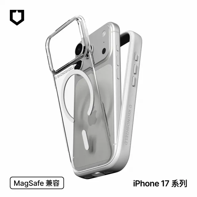 【RHINOSHIELD 犀牛盾】iPhone 17/Air/17 Pro/Pro Max Mod NX MagSafe兼容 邊框背蓋兩用防摔磁吸手機殼
