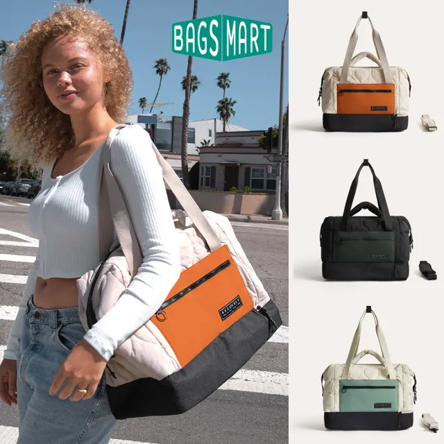 【BAGSMART】大容量防潑水機能後背包/手提包(托特包 登機 登山包)