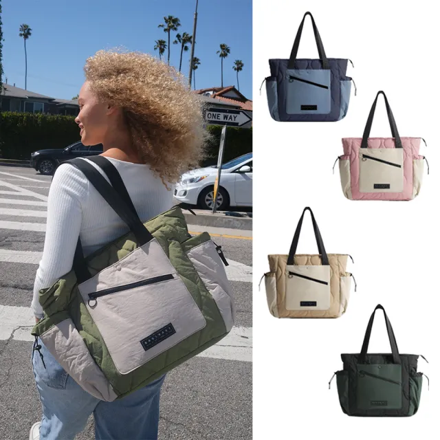 【BAGSMART】大容量防潑水機能後背包/手提包(托特包 登機 登山包)
