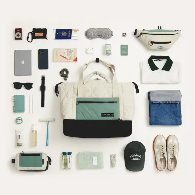 【BAGSMART】大容量防潑水機能後背包/手提包(托特包 登機 登山包)