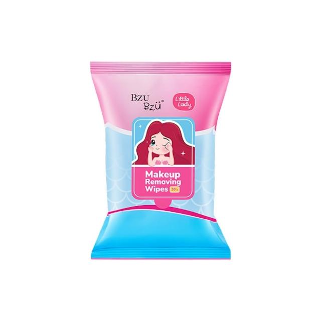 【BZU BZU】Little Lady 兒童卸妝濕巾20張(全台唯一/4歲以上兒童及成人適用)