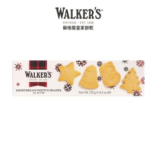 【Walkers 蘇格蘭皇家餅乾】聖誕限定款 溫馨聖誕造型奶油餅乾175g(盒裝)