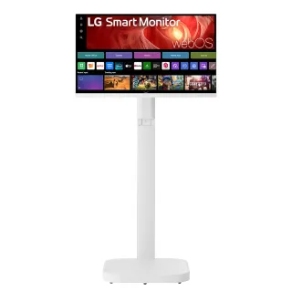【LG 樂金】S+級福利品 Smart Monitor 斜槓機 Duo 27型 4K 移動式智慧螢幕(智慧聯網 手機投影 4K UHD IPS)
