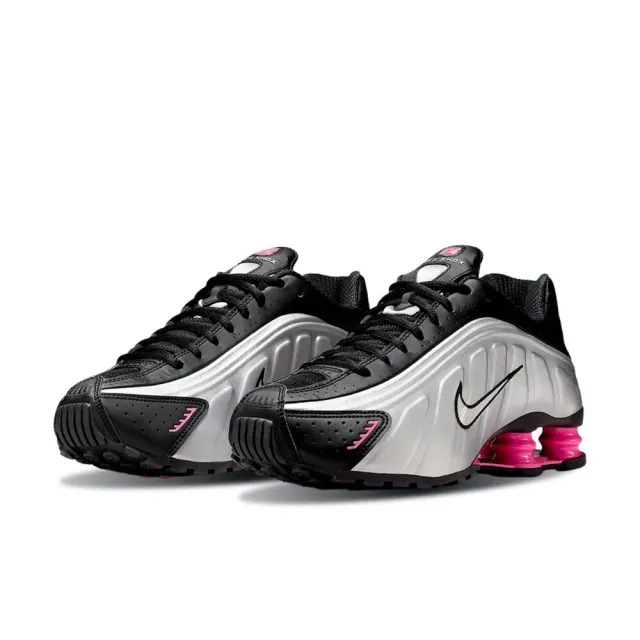 【NIKE 耐吉】W Nike Shox R4 Black/Pinksicle 黑銀粉 彈簧鞋 Y2K 休閒鞋 運動鞋 女鞋 AR3565-012