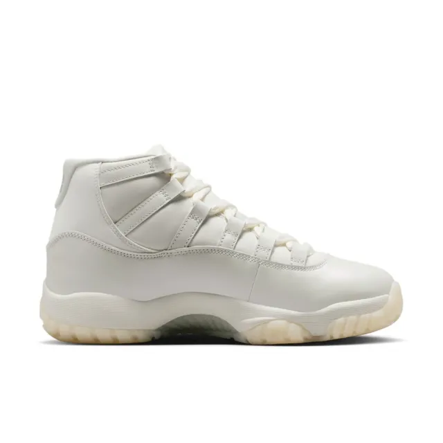 【NIKE 耐吉】W Nike Air Jordan 11 Retro Pearl 珍珠白 皮革 休閒鞋 運動鞋 女鞋 AR0715-110