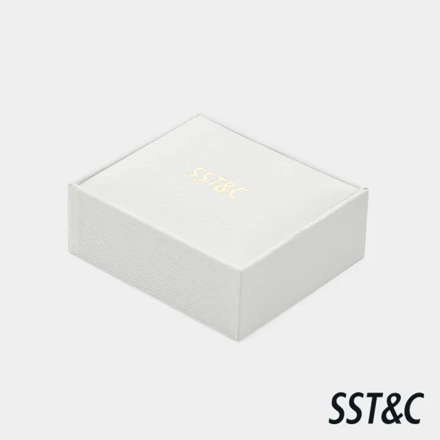 【SST&C】男女同款 銀色立體環形袖釦-825213311061(換季55折)