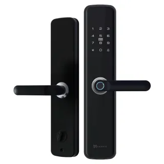 【FAMMIX 菲米斯】SAFER-1 五合一把手式電子鎖/門鎖(指紋感應/密碼解鎖/卡片/鑰匙/NFC/附基本安裝)