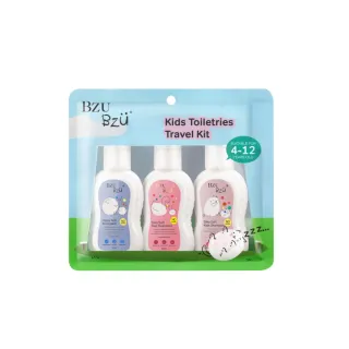 【BZU BZU】兒童洗沐旅行組(洗髮精50ml+潤髮乳50ml+沐浴乳50ml)
