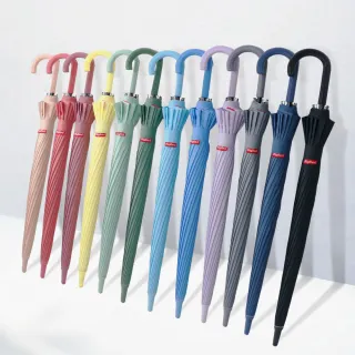 【雨傘王】BigRed 自動無敵 16骨 超強抗風 25吋自動長傘 颱風傘 大傘面(BigRed終身免費維修)