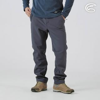 【ADISI】男Softshell撥水保暖長褲 AP2521035 深鐵灰(軟殼 刷毛 搖粒絨 防潑水 超撥水)