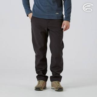【ADISI】男Softshell撥水保暖長褲 AP2521035 曜石黑(軟殼 刷毛 搖粒絨 防潑水 超撥水)