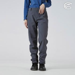 【ADISI】女Softshell撥水保暖長褲 AP2521036 深鐵灰(軟殼 刷毛 搖粒絨 防潑水 超撥水)