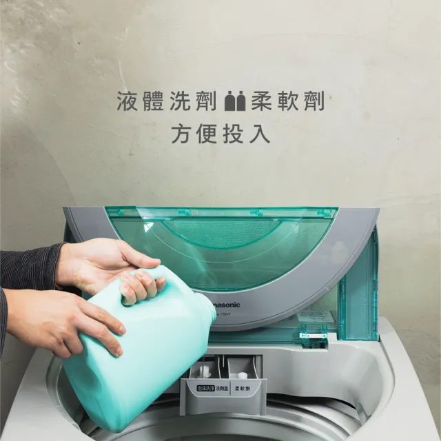 【Panasonic 國際牌】58H快配★14公斤大海龍洗衣機(NA-158VT-L)