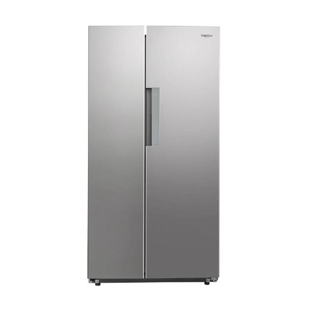 【Whirlpool 惠而浦】福利品◆590L智能溫度控制變頻對開門冰箱(WHX620SS)