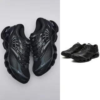 【MIZUNO 美津濃】SPORTSTYLE WAVE PROPHECY LS GTX 男女款 防水 休閒鞋(D1GA256001 黑 復古 慢跑鞋 走路)