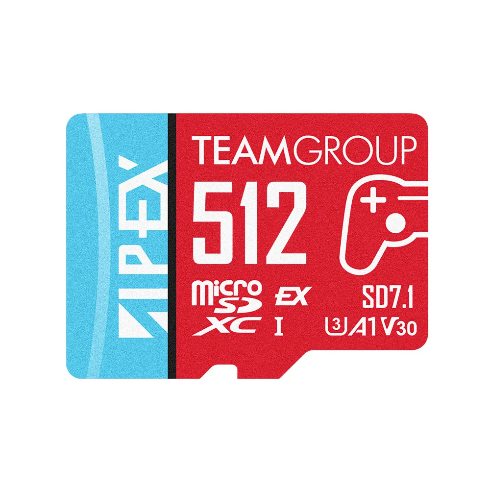 Team 十銓】APEX SD7.1 MicroSD Express 超高速記憶卡512GB(終身保固SWITCH2專用) - momo購物網-  好評推薦-2026年1月