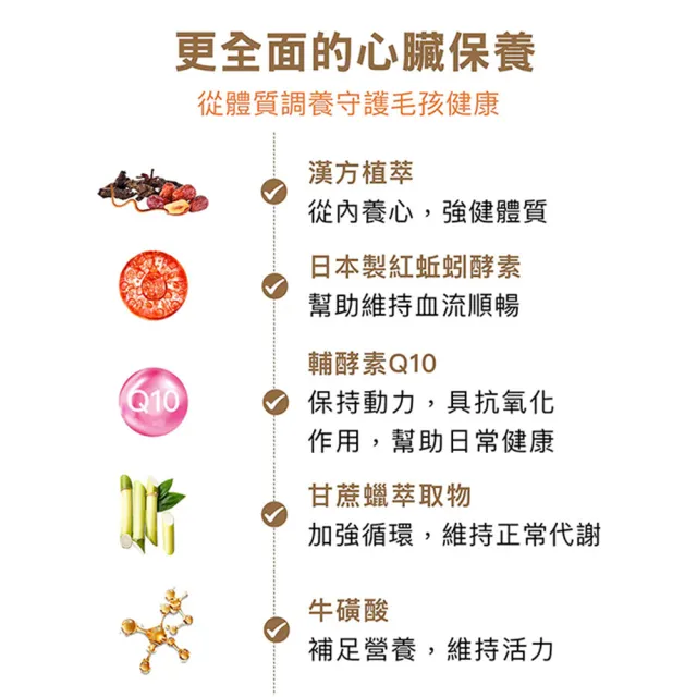 【HOMI 毛與家】心樂活 寵物心血管保健粉-30包x4盒(貓咪保健 老狗 老年貓狗 心臟保健 寵物保健品 犬貓適用)