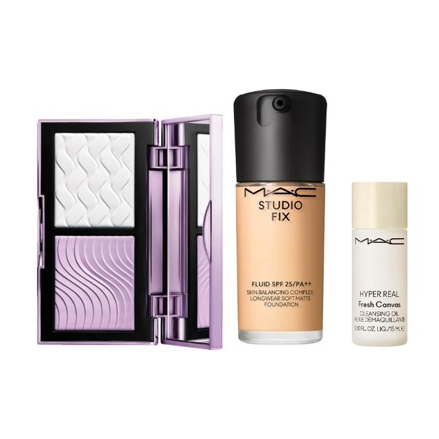 【M.A.C】奶油肌感定妝組(口袋雙色濾鏡蜜粉餅+超持妝濾鏡粉底液 SPF25/PA++ 30ml/雙11限定)